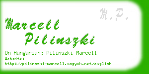 marcell pilinszki business card